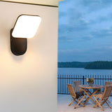 Modern Square LED Outdoor Wall Sconce 12W Waterproof Exterior Porch Lighting