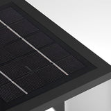 Modern Square LED Solar Post Cap Lights Outdoor IP65 Waterproof Deck and Fence Pillar Lanterns