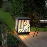 Modern Square LED Waterproof Outdoor Pillar Light for Garden Fence and Deck Post