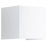 Modern Square Outdoor Wall Sconce Adjustable Beam Angle Waterproof Exterior Up and Down LED Lighting