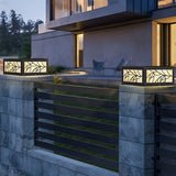 Modern Square Outdoor Waterproof LED Pillar Light for Deck Fence and Garden Posts