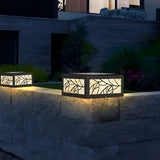 Modern Square Outdoor Waterproof LED Pillar Light for Deck Fence and Garden Posts
