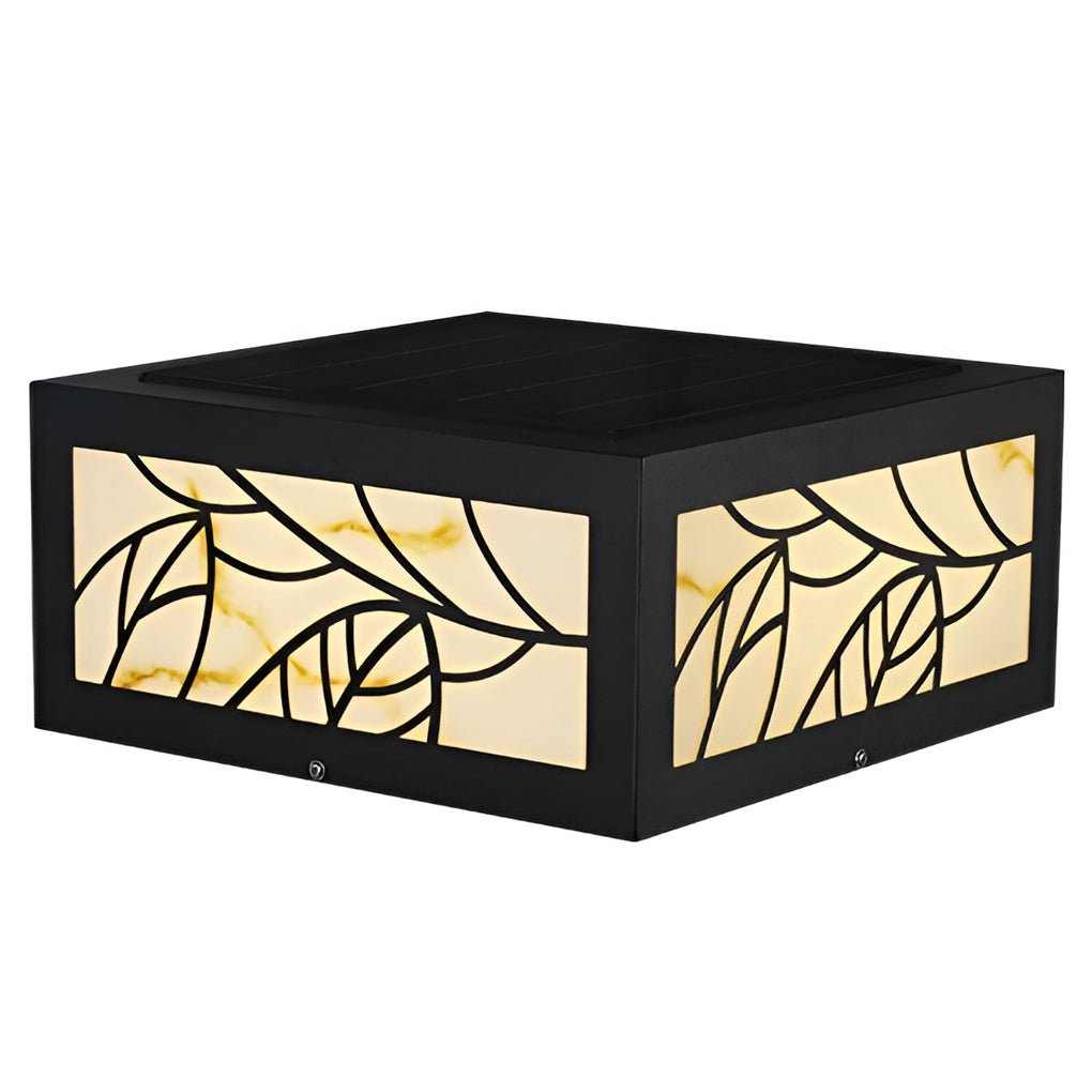 Modern Square Outdoor Waterproof LED Pillar Light for Deck Fence and Garden Posts