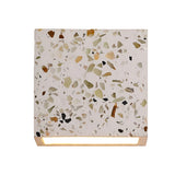 Modern Square Terrazzo Up and Down Wall Sconce Nordic Industrial Indoor Light