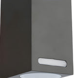 Modern Square Waterproof Exterior LED Wall Sconce Up and Down Lighting for Porch Garden and Patio