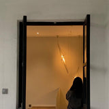 Modern Stainless Steel Fragment Pendant Lamp with Wavy Acrylic Cone Shade for Contemporary Interiors