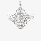 Modern Stainless Steel LED Electrolier Chandelier with Chrome Finish