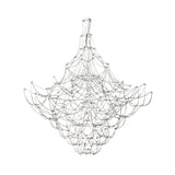 Modern Stainless Steel LED Electrolier Chandelier with Chrome Finish
