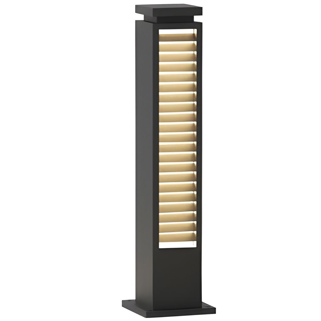 Modern Stainless Steel Outdoor LED Path Lights Waterproof Post Lanterns for Garden and Patio