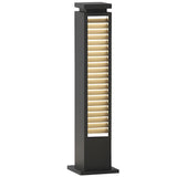 Modern Stainless Steel Outdoor LED Path Lights Waterproof Post Lanterns for Garden and Patio