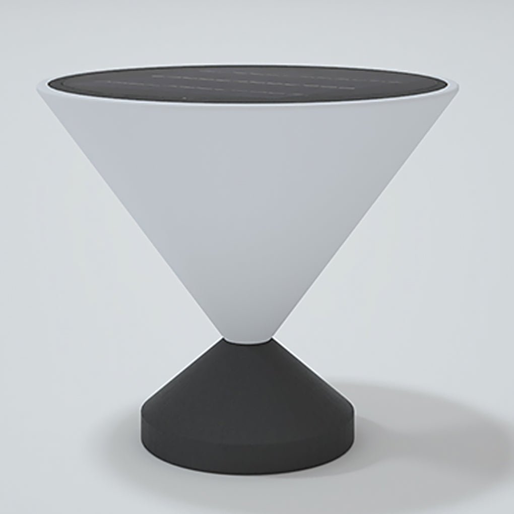 Modern Stainless Steel Solar Powered Post Light for Outdoor Landscape and Garden Pathway Lighting