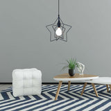 Modern Star Shaped LED Pendant Light Creative Hanging Ceiling Lamp for Dining Room Kitchen Island