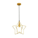 Modern Star Shaped LED Pendant Light Creative Hanging Ceiling Lamp for Dining Room Kitchen Island