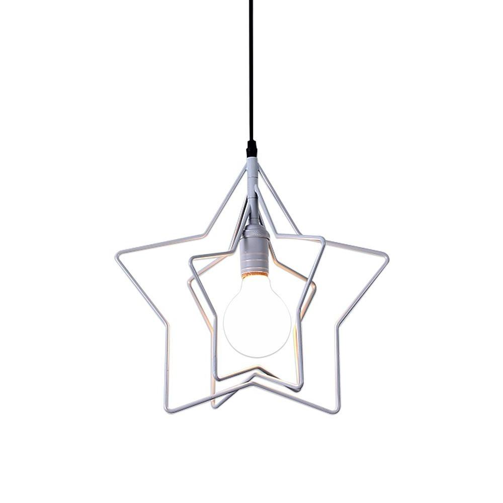 Modern Star Shaped LED Pendant Light Creative Hanging Ceiling Lamp for Dining Room Kitchen Island