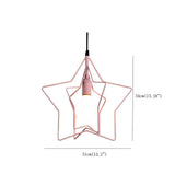 Modern Star Shaped LED Pendant Light Creative Hanging Ceiling Lamp for Dining Room Kitchen Island