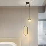 Modern Starry Projection LED Pendant Light Nordic 3 Step Dimming Hanging Ceiling Lamp for Bedroom Bar