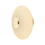 Modern Striped Glass Round Wall Sconce LED Lighting for Living Room Bedroom and Hallway Decor