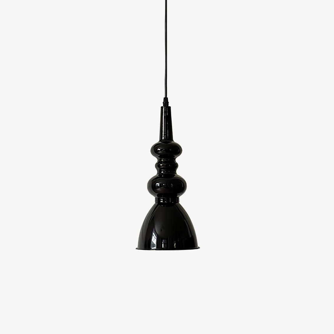 Modern Svelte Undulating Metal Pendant Light for Contemporary Dining and Foyer