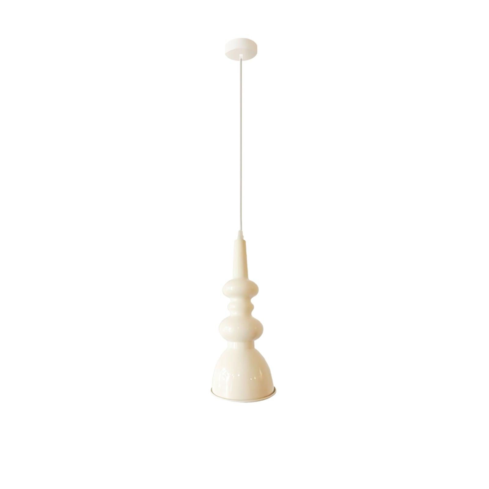 Modern Svelte Undulating Metal Pendant Light for Contemporary Dining and Foyer