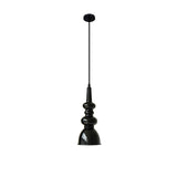 Modern Svelte Undulating Metal Pendant Light for Contemporary Dining and Foyer
