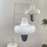 Modern Swan Glass Pendant Light with Ballerina Inspired Tutu Design and Chrome Finish