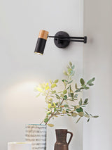 Modern Swing Arm Wall Sconce Adjustable Dual Arm Metal Wall Light Set of Two for Indoor Reading