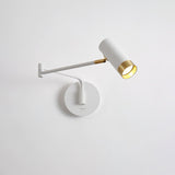 Modern Swing Arm Wall Sconce Adjustable Dual Arm Metal Wall Light Set of Two for Indoor Reading