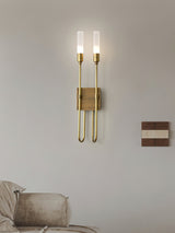 Modern Symmetrical Double Arrow Wall Sconce Minimalist Indoor Metal Light Fixture
