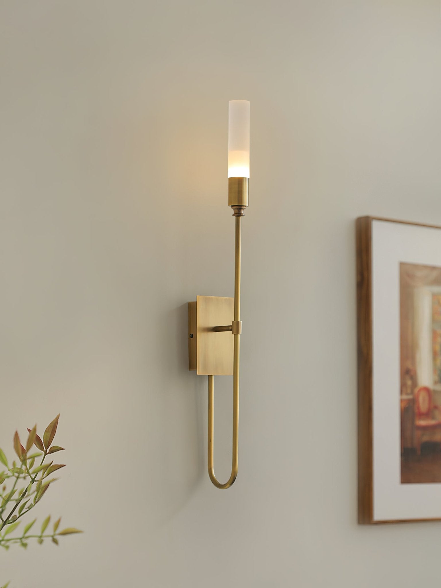Modern Symmetrical Double Arrow Wall Sconce Minimalist Indoor Metal Light Fixture