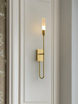Modern Symmetrical Double Arrow Wall Sconce Minimalist Indoor Metal Light Fixture