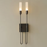 Modern Symmetrical Double Arrow Wall Sconce Minimalist Indoor Metal Light Fixture