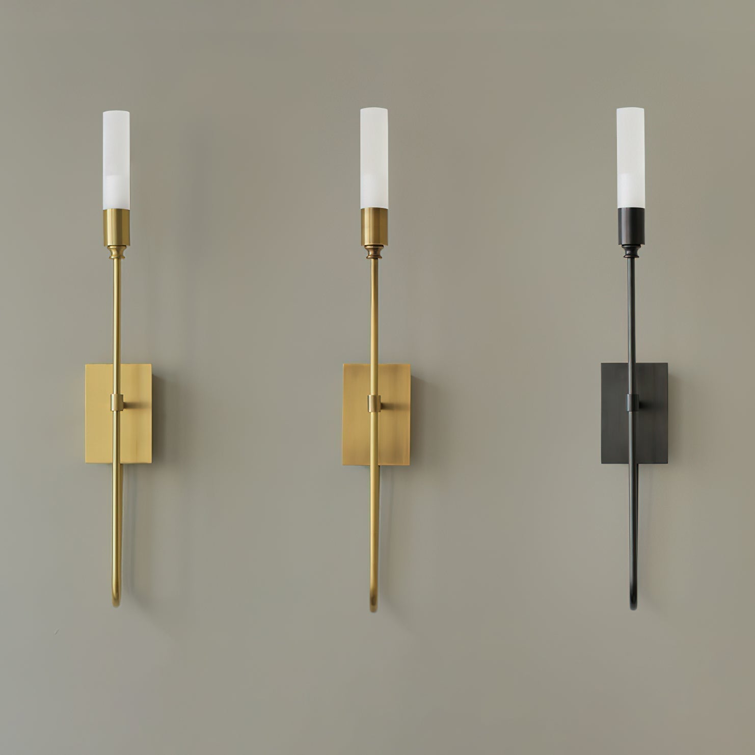 Modern Symmetrical Double Arrow Wall Sconce Minimalist Indoor Metal Light Fixture
