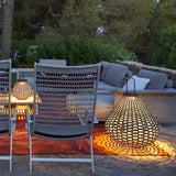 Modern Synthetic Rattan Outdoor Lawn Lamp USB Rechargeable IP54 LED Garden Light