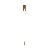 Modern T Tube Adjustable Wall Sconce Gold Industrial LED Light Fixture for Home Decor