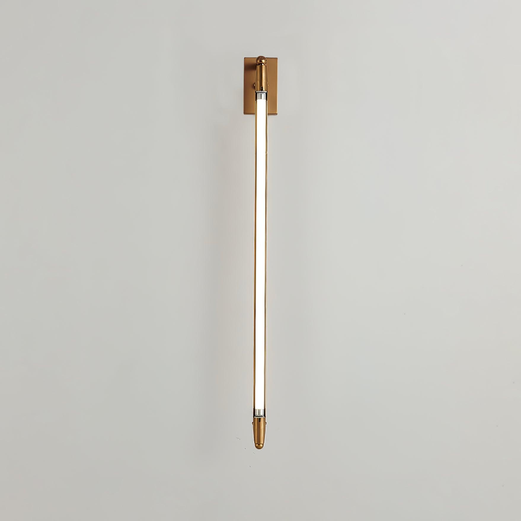 Modern T Tube Adjustable Wall Sconce Gold Industrial LED Light Fixture for Home Decor