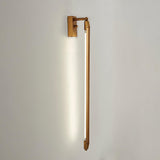 Modern T Tube Adjustable Wall Sconce Gold Industrial LED Light Fixture for Home Decor