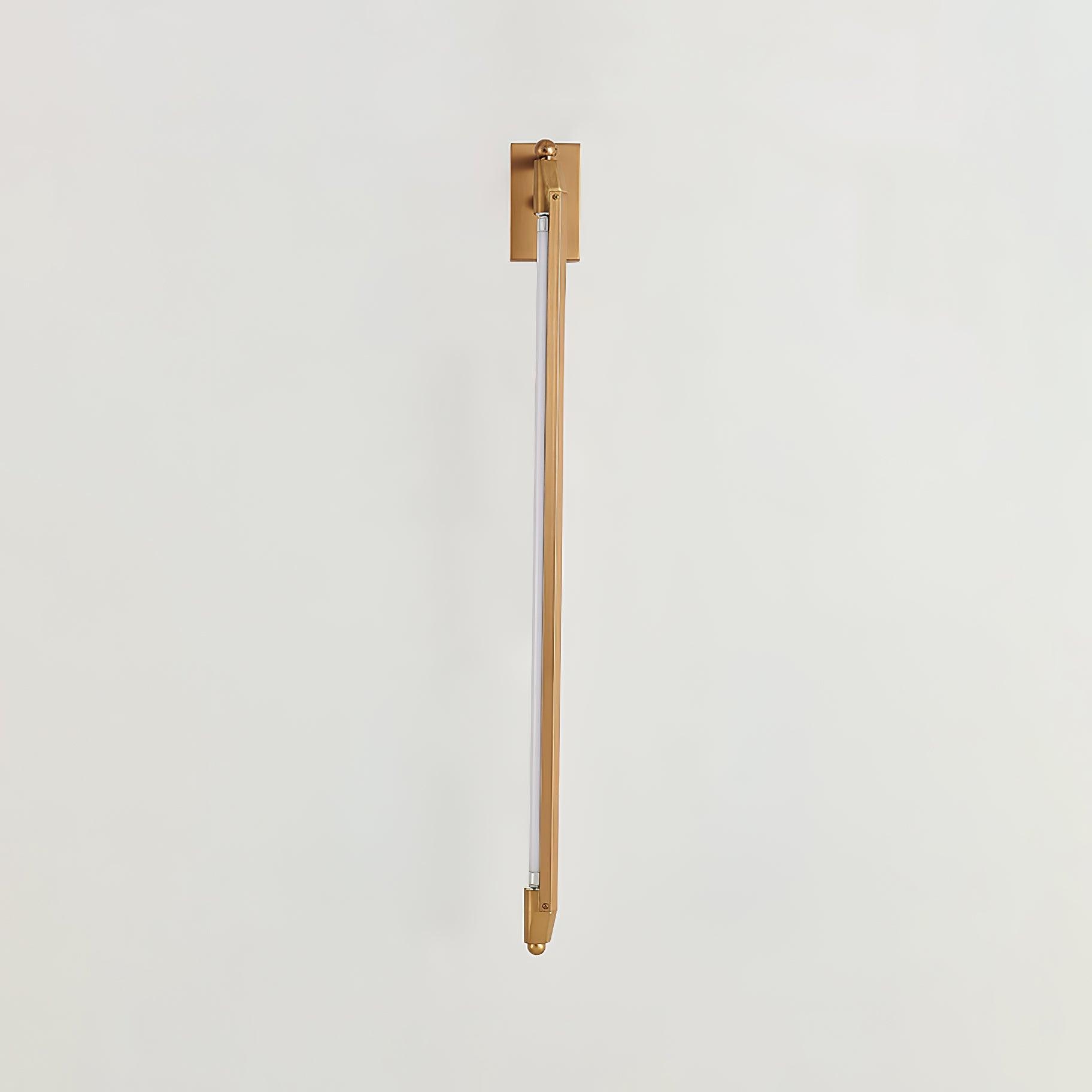 Modern T Tube Adjustable Wall Sconce Gold Industrial LED Light Fixture for Home Decor