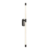 Modern Tall Acrylic Tube LED Wall Sconce with Copper Base for Living Room and Hallway