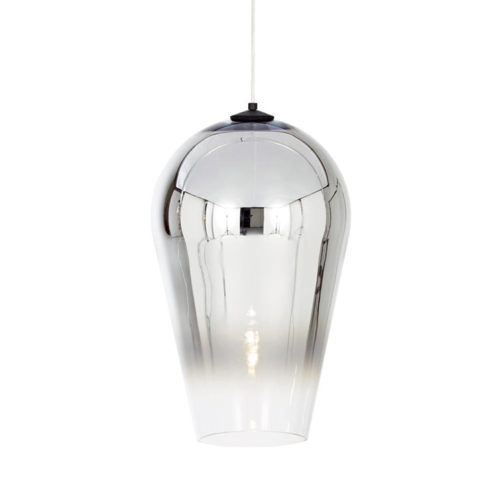 Modern Teardrop Metallic Fade Glass Pendant Light Contemporary Ceiling Hanging Lamp