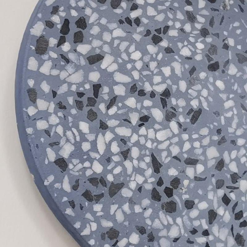 Modern Terrazzo LED Outdoor Wall Sconce Waterproof Circular Porch Light for Garden and Patio