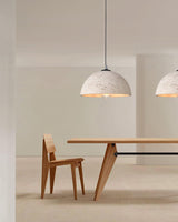 Modern Textured Composite Dome Pendant Light Minimalist Droplight for Home