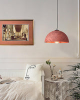 Modern Textured Composite Dome Pendant Light Minimalist Droplight for Home