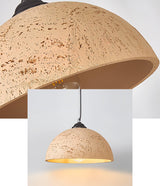 Modern Textured Composite Dome Pendant Light Minimalist Droplight for Home