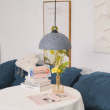 Modern Textured Composite Dome Pendant Light Minimalist Droplight for Home