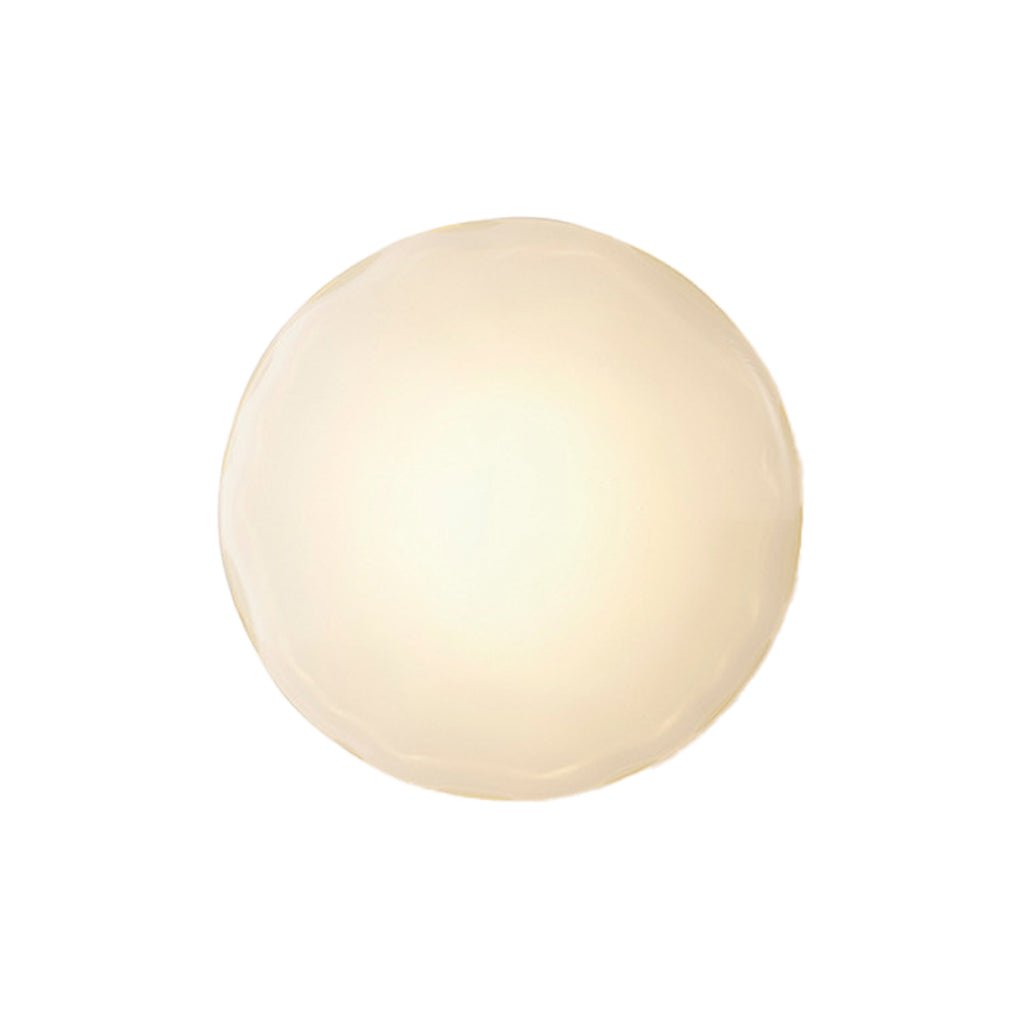 Modern Textured Glass Shell Wall Sconce for Bedroom Bedside and Study Lighting