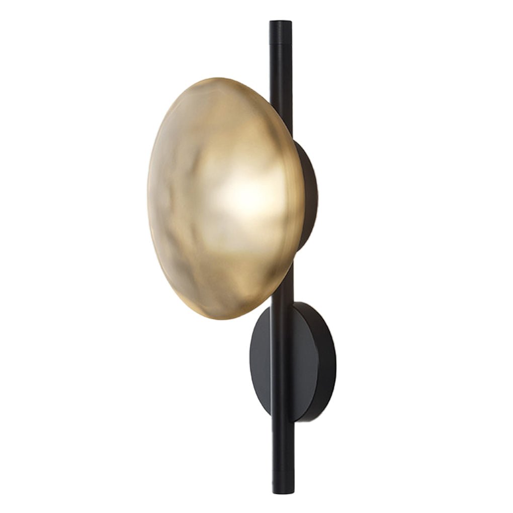 Modern Textured Glass Shell Wall Sconce for Bedroom Bedside and Study Lighting