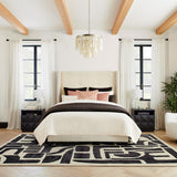 Modern Tiered Capiz Shell Chandelier Pendant Light Fixture for Indoor Decor