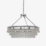 Modern Tiered Crystal Chandelier Ceiling Light for Elegant Home Ambiance