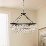Modern Tiered Crystal Chandelier Ceiling Light for Elegant Home Ambiance