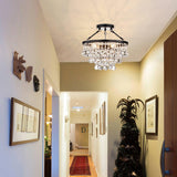 Modern Tiered Crystal Chandelier Ceiling Light for Elegant Home Ambiance
